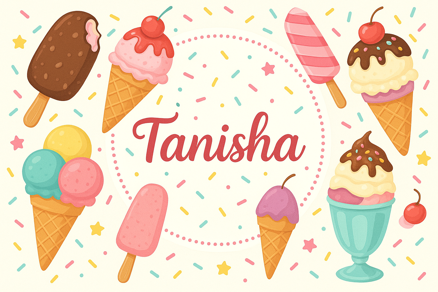 Ice Cream Fantasy Steel Bottle