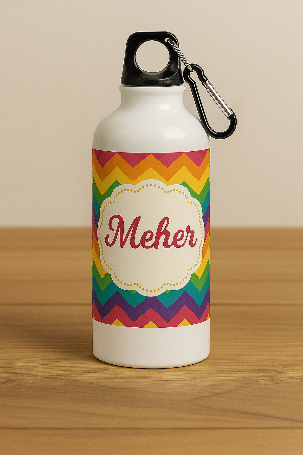 Multicolor Print Aluminum Bottle