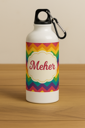 Multicolor Print Aluminum Bottle