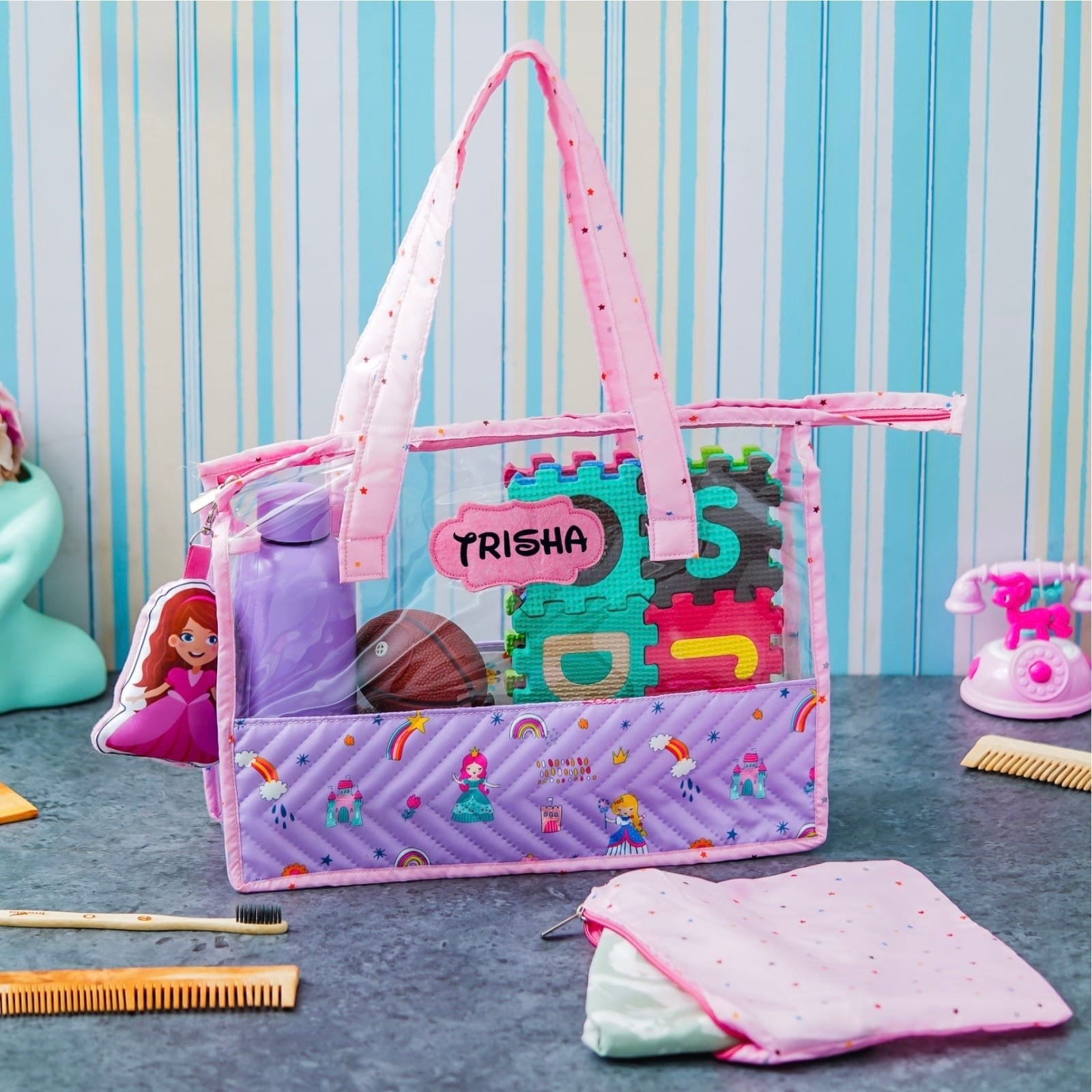 Barbie print swimming bag
