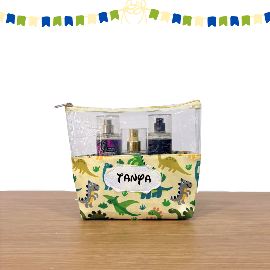 Dino Print Toiletry Pouch