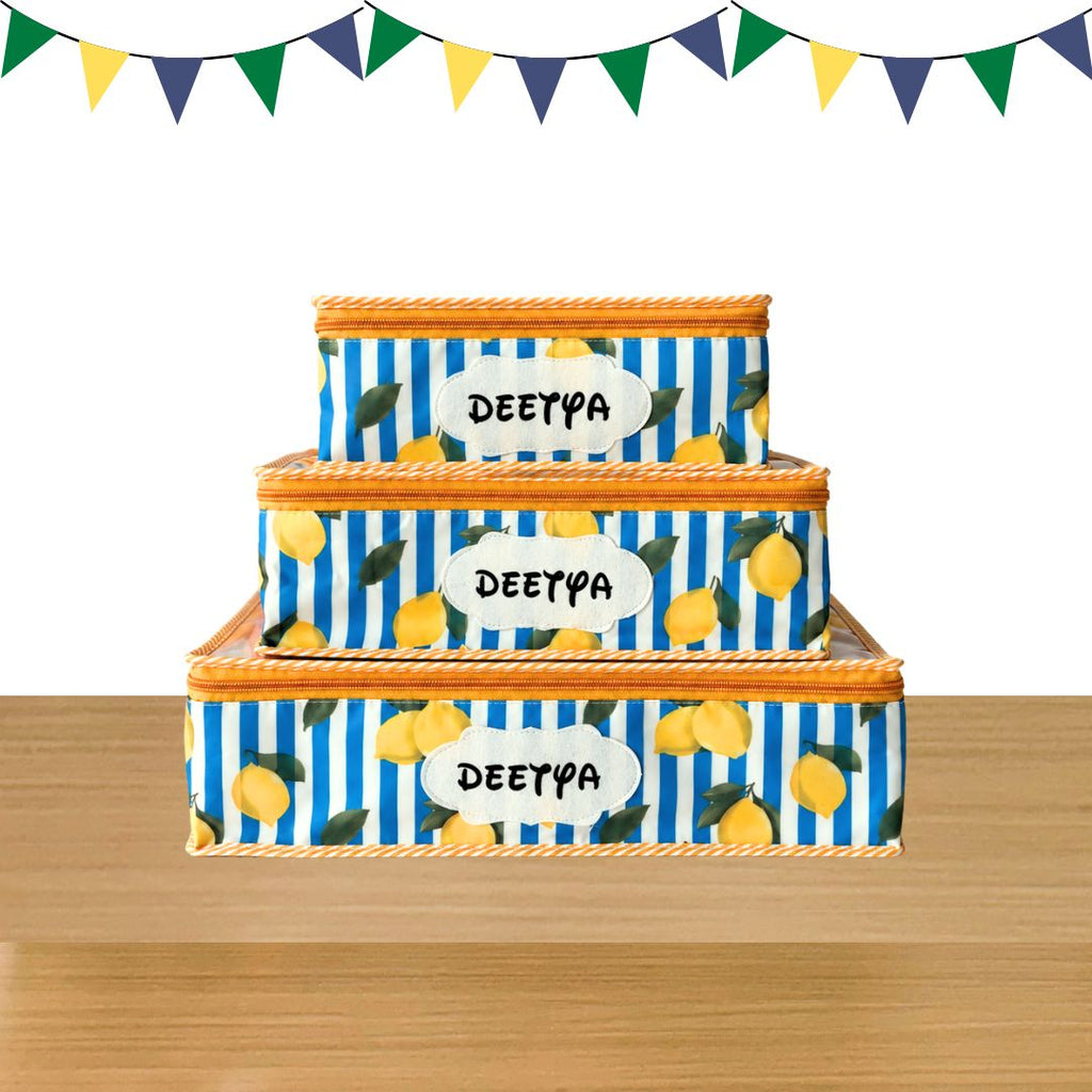 Lemon Print Organisers