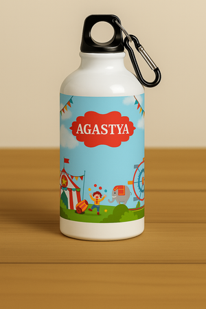 Circus Print Aluminum Bottle