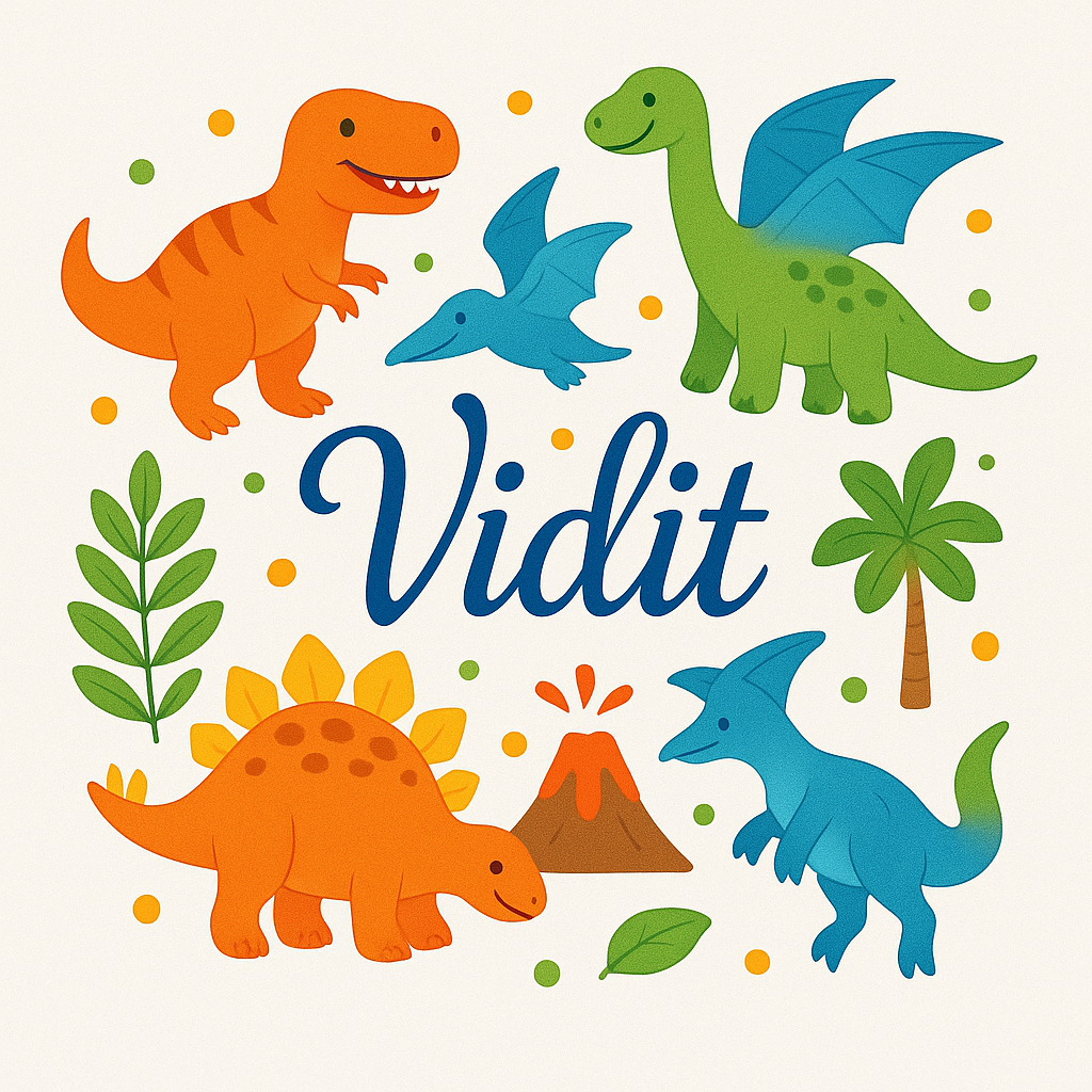 Dinosaur Print Cusion Cover