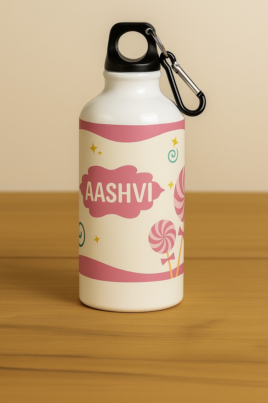 Lolipop Print Aluminum Bottle