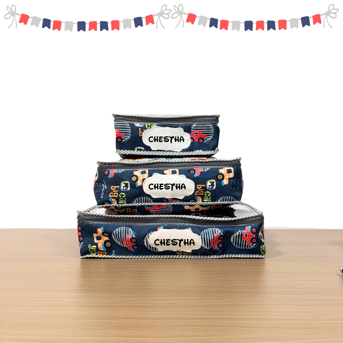 Cars Print 3 in 1 Cubic Set