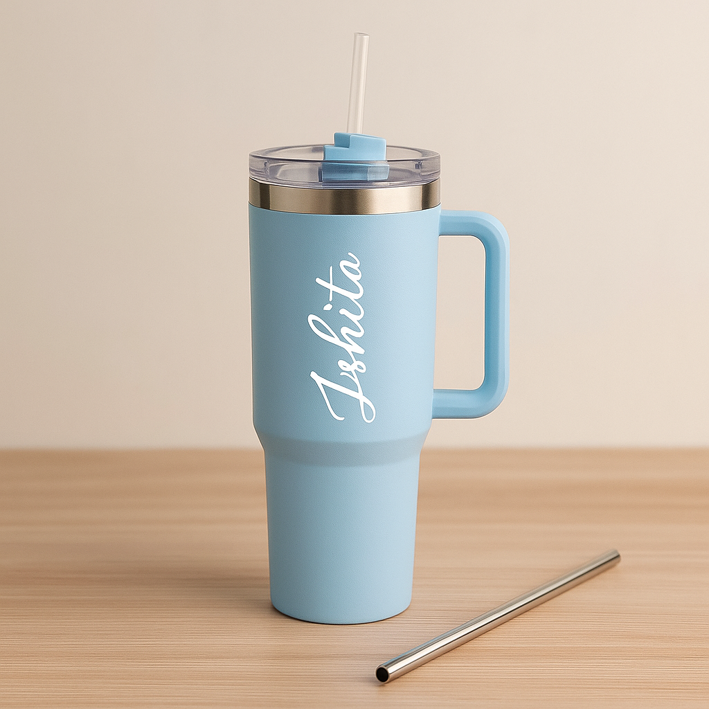 Sky Blue Personalised tumblers