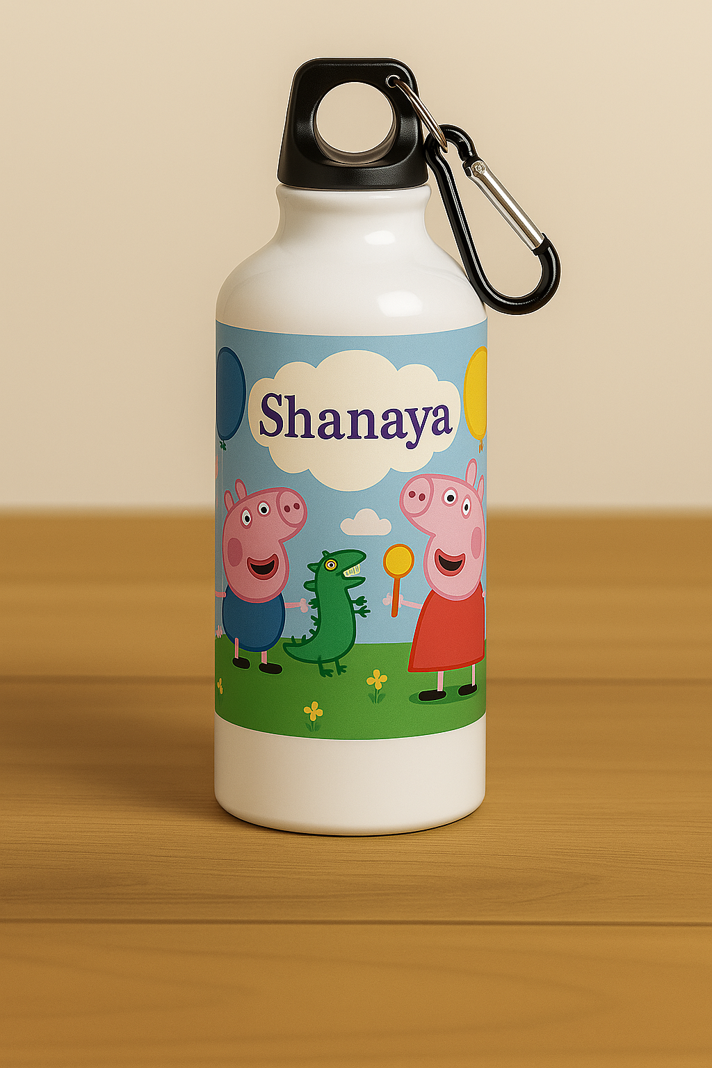 Peppa Pig Print Aluminum Bottle