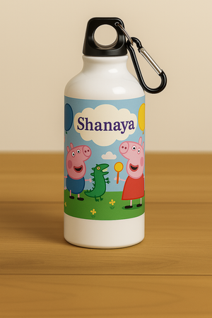 Peppa Pig Print Aluminum Bottle