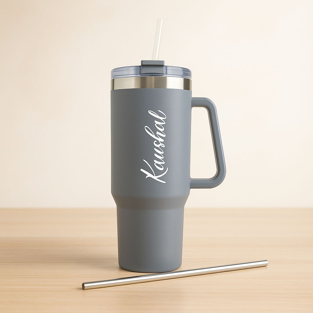 Gray Personalised tumblers