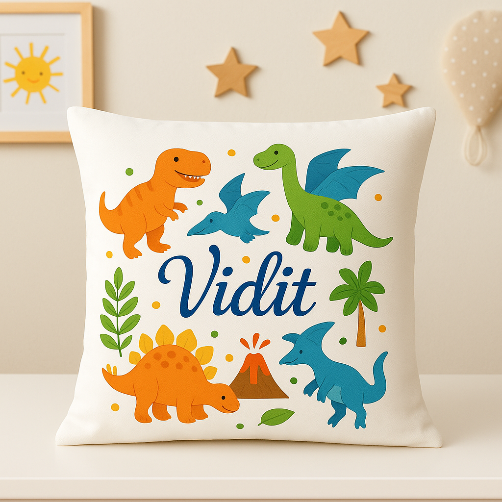Dinosaur Print Cusion Cover
