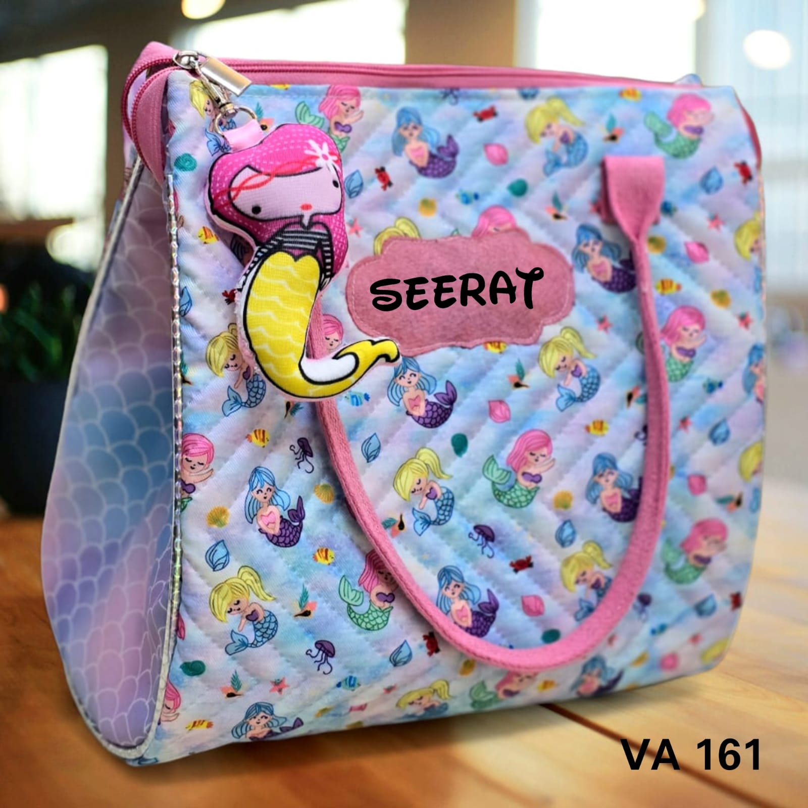 Mermaid Print Tote Bags