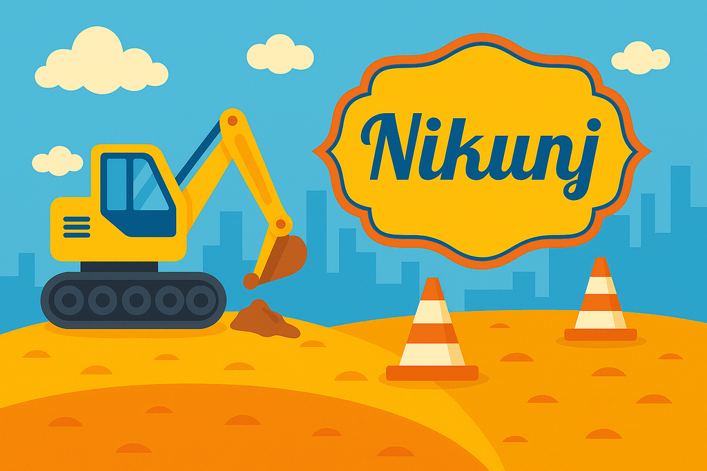 Construction Print Table Mat