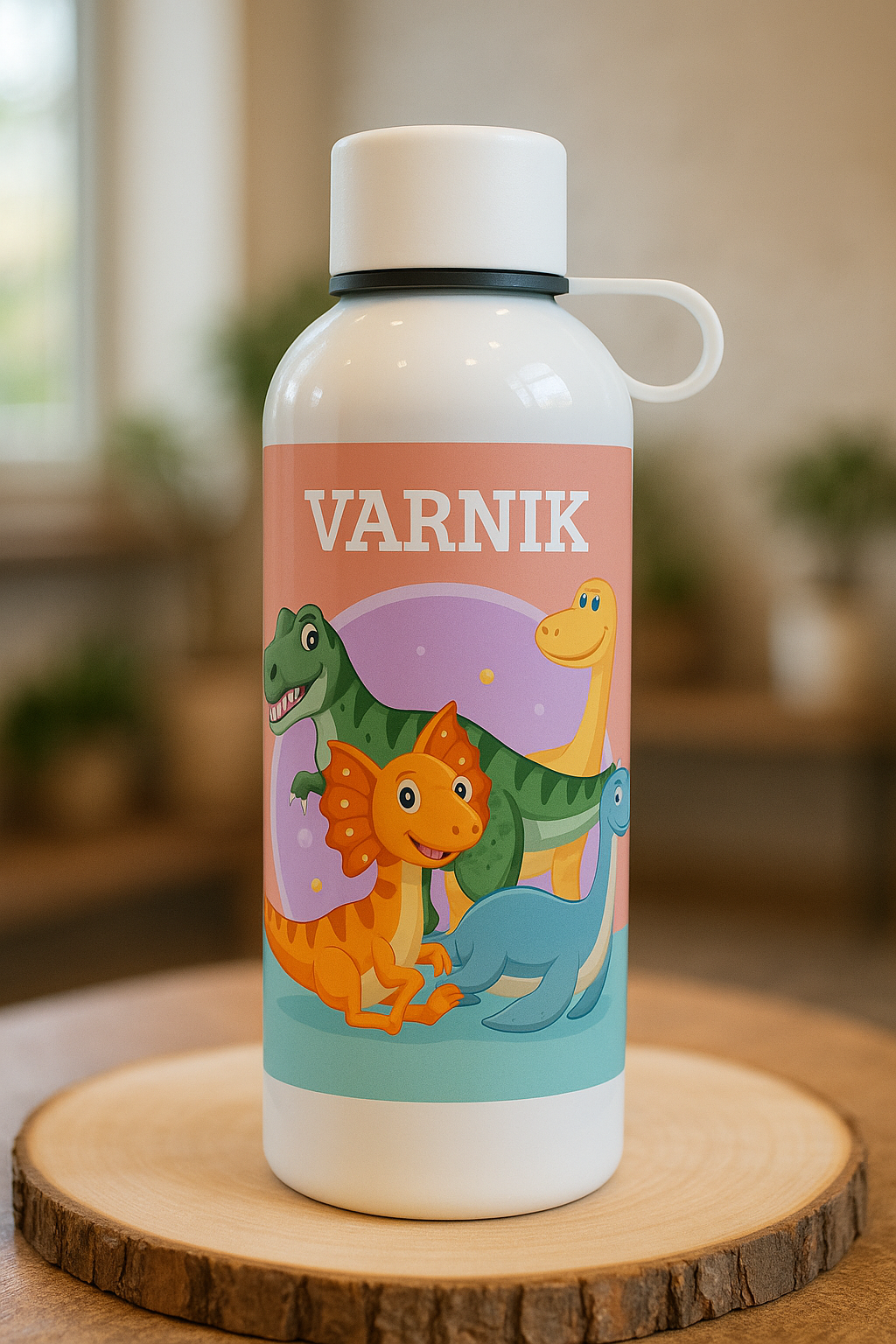 Fun Dino Sipper Steel Bottle