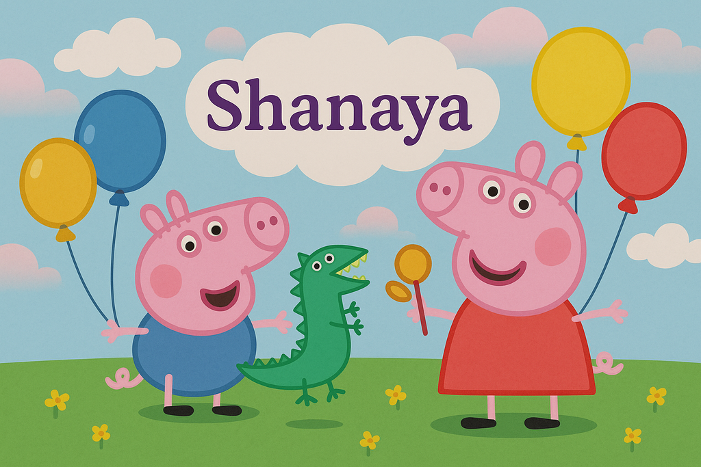Peppa Party Theme Steel Bottle