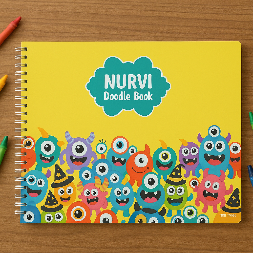 Monsters Print Drawing Book