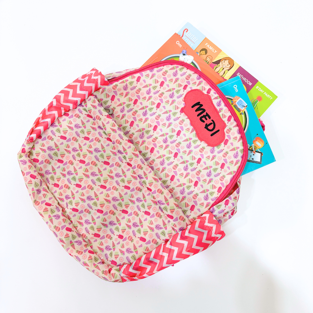 Ice-cream Print Toddler Backpack