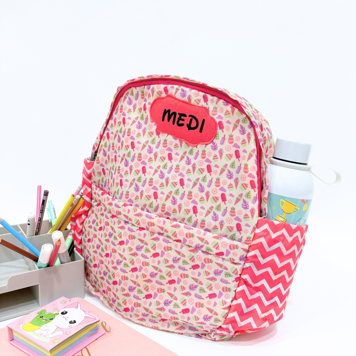Ice-cream Print Toddler Backpack