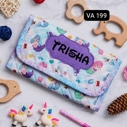 Mermaid Print Stationery Pouch