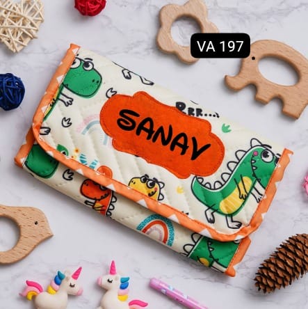 Dinosaur Print Stationery Pouch
