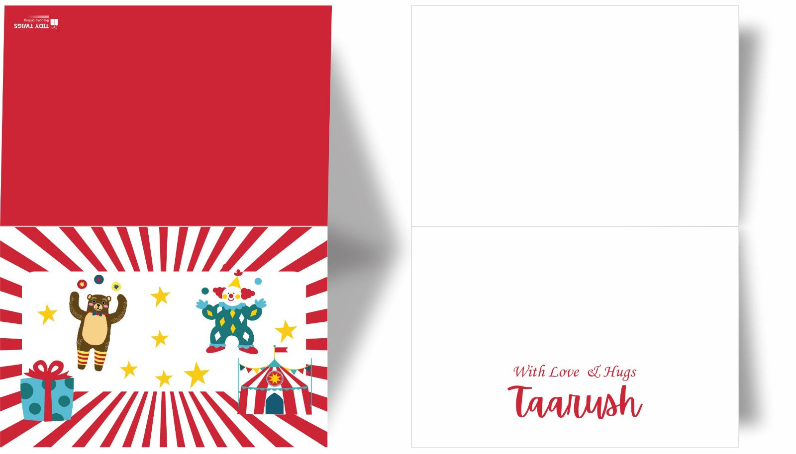 Circus Print Note Cards