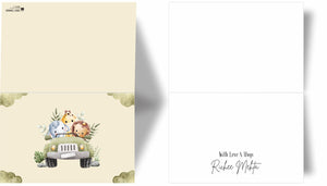 Jungle Safari Print Note Cards