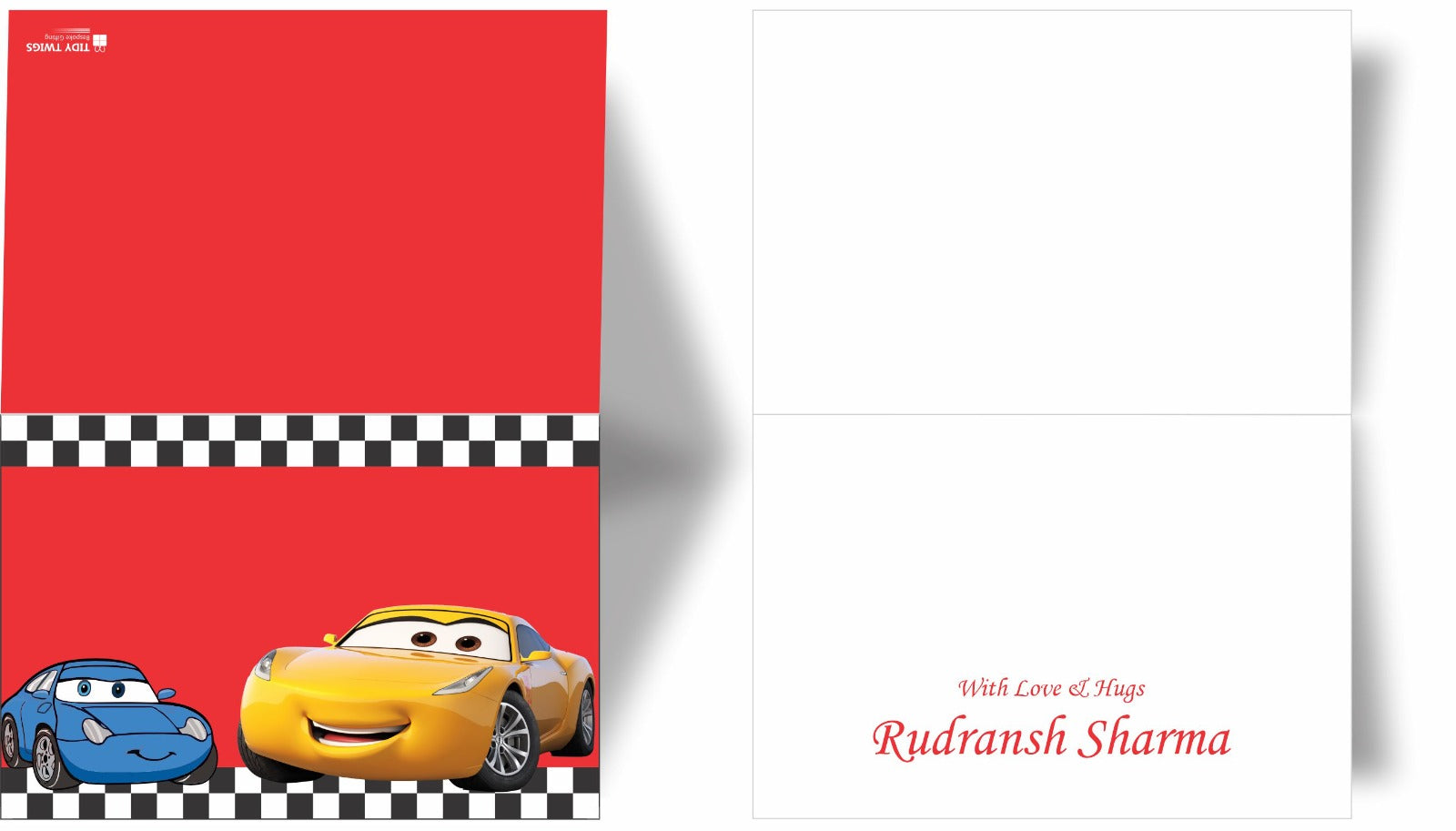 Cars Print Note Cards