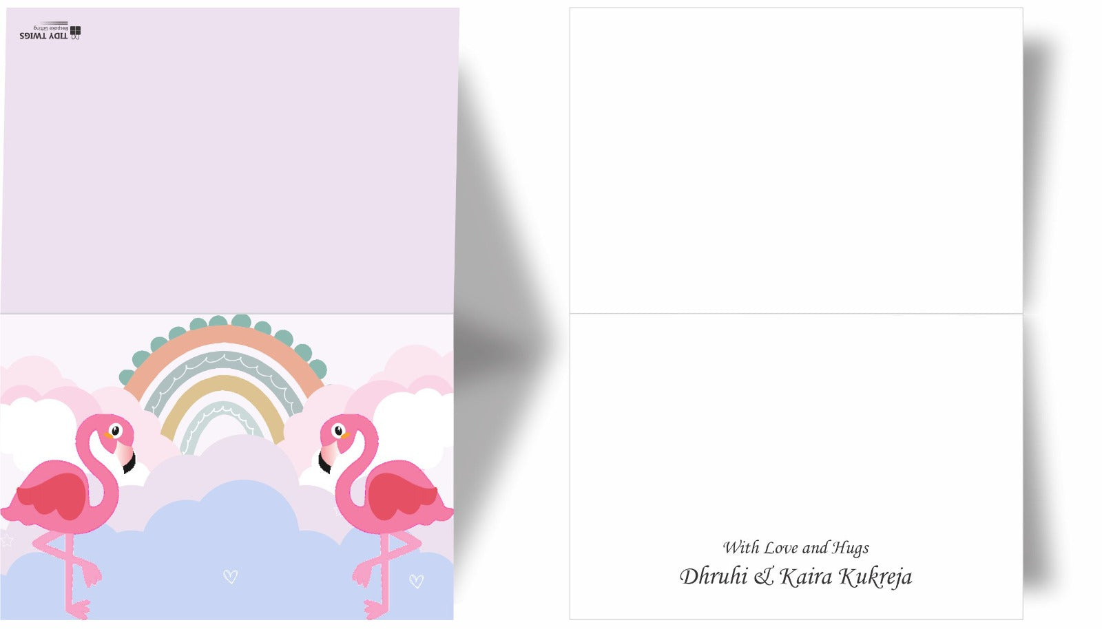Flamingo Print Note Cards