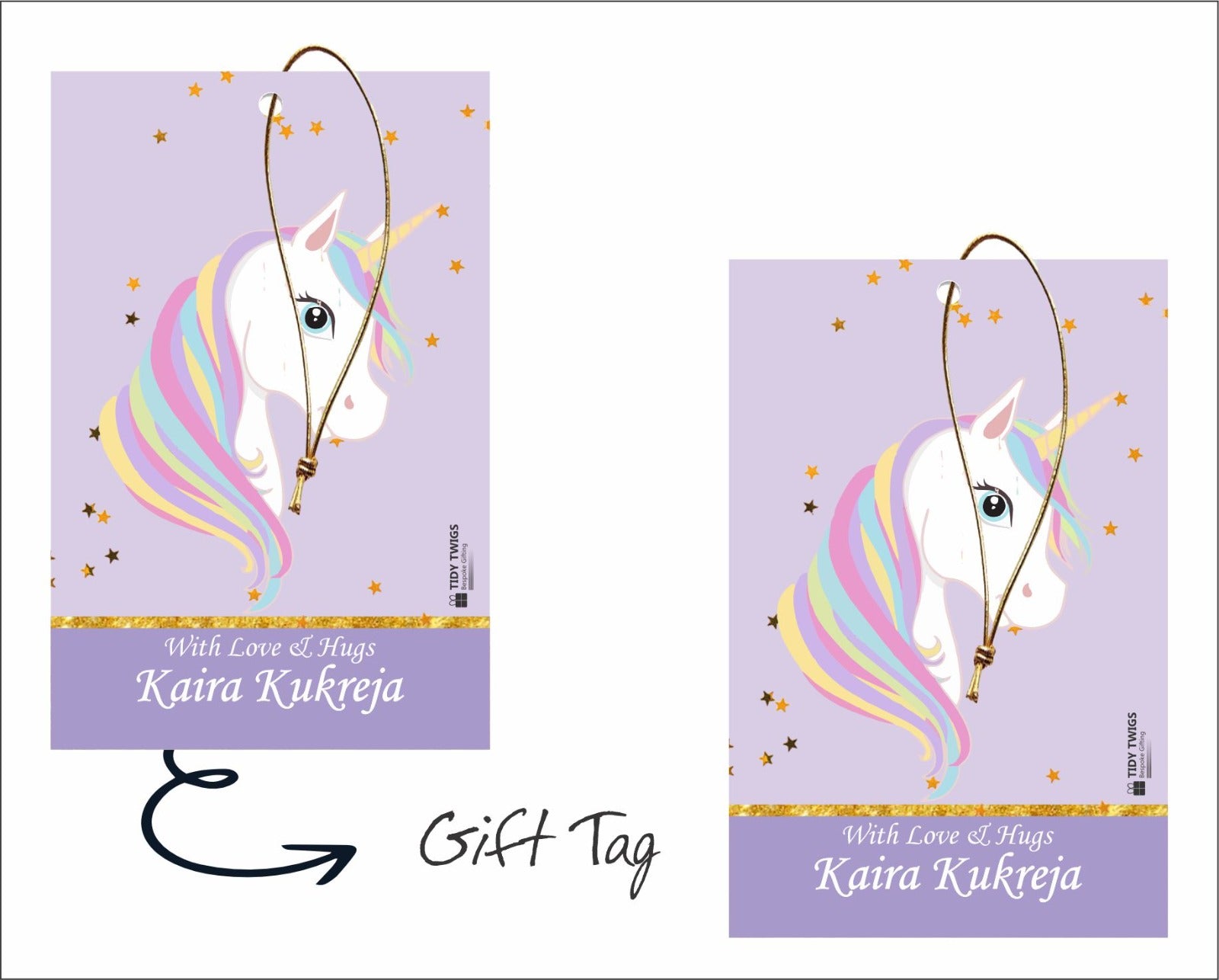 Unicorn Print Gift Tags