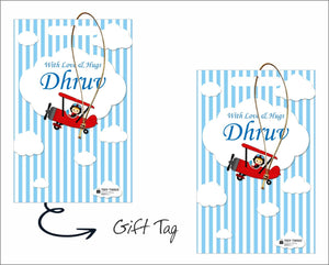 Airplane Print Gift Tags
