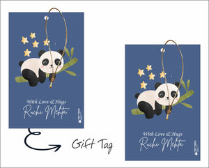Panda Print Gift Tags