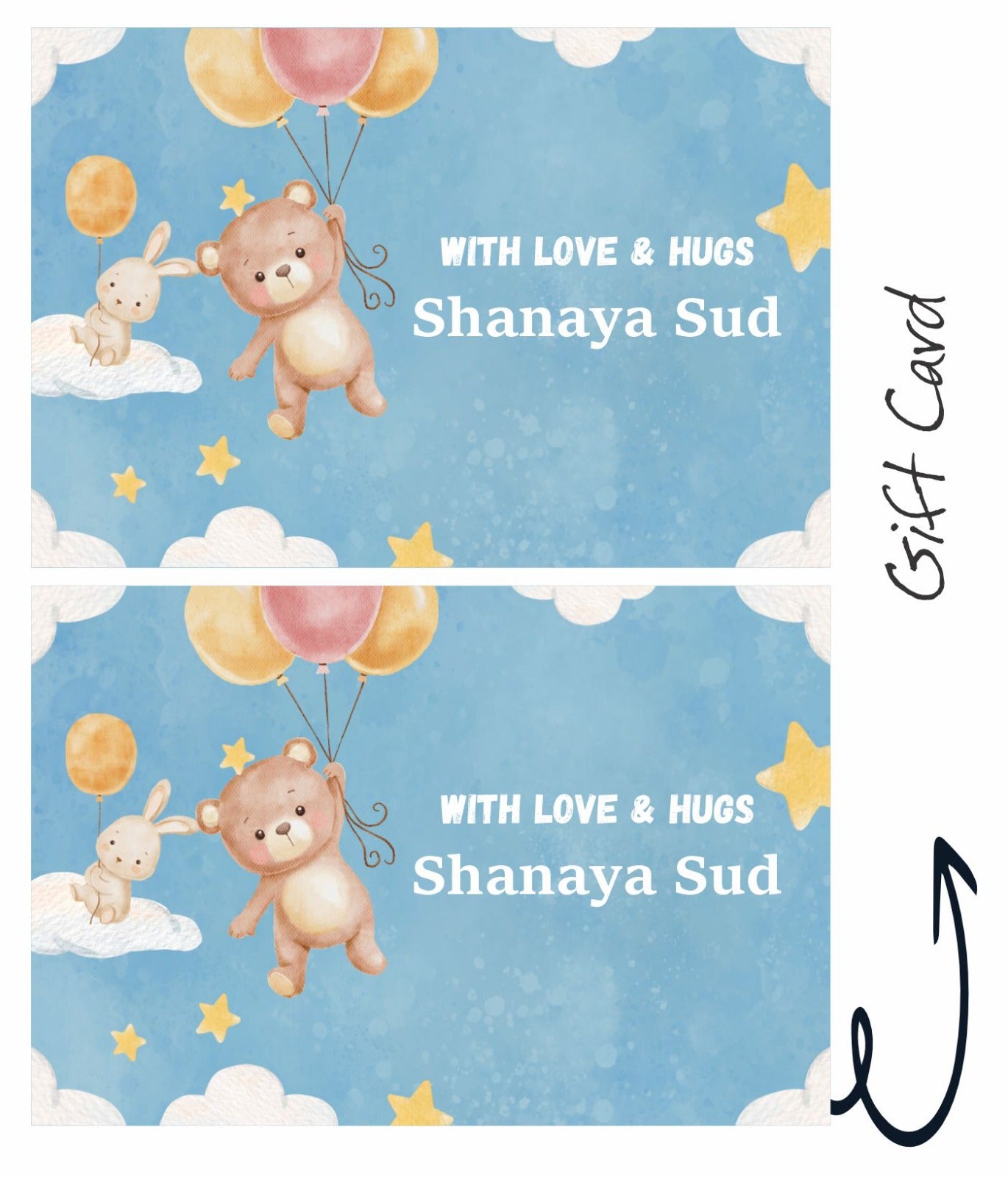 Taddy Print Gift Card