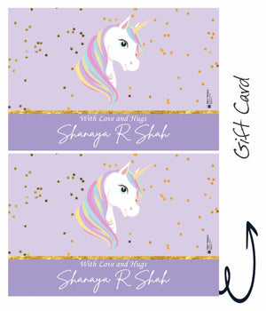 Unicorn Print Gift Card