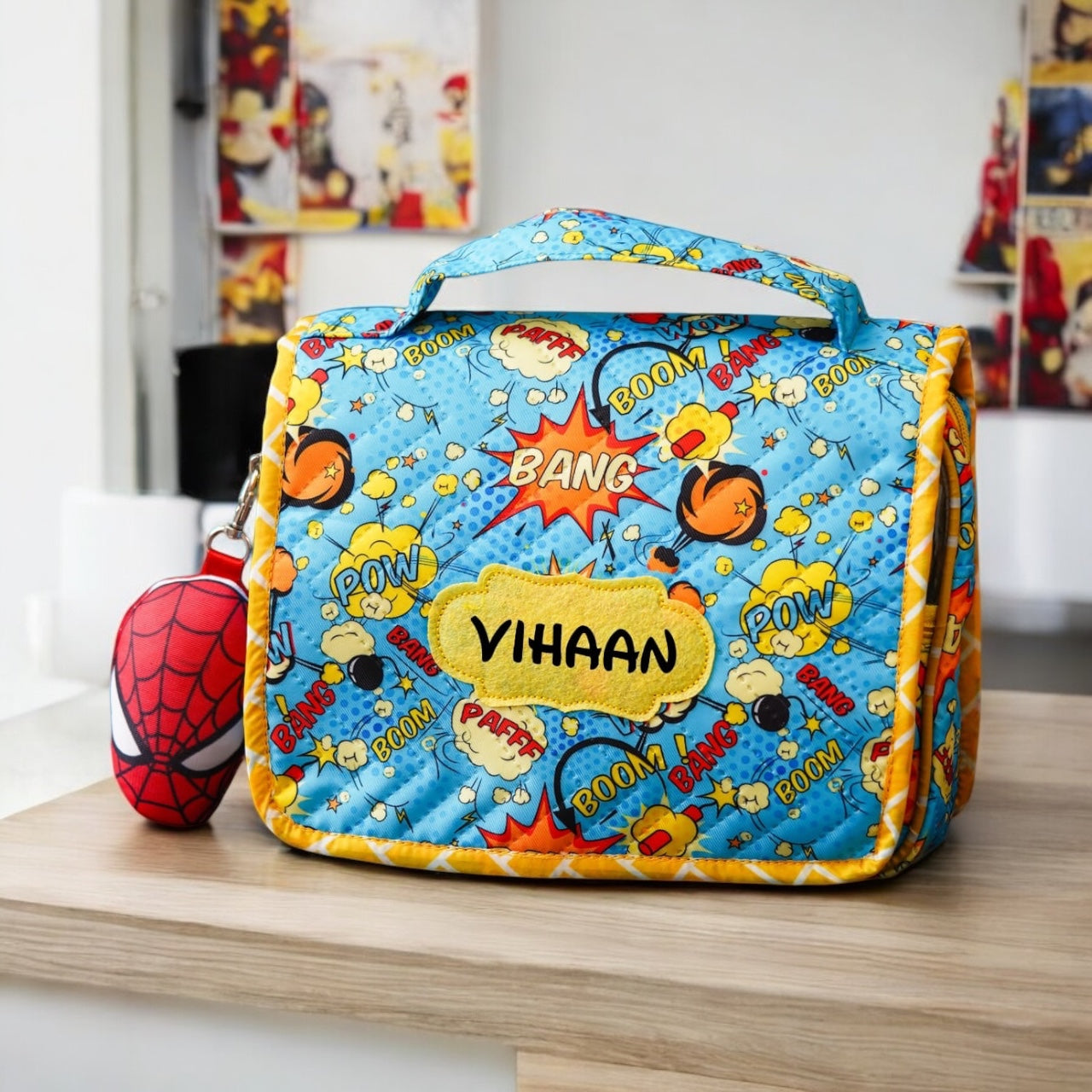 Comic Book Print Travel Bags