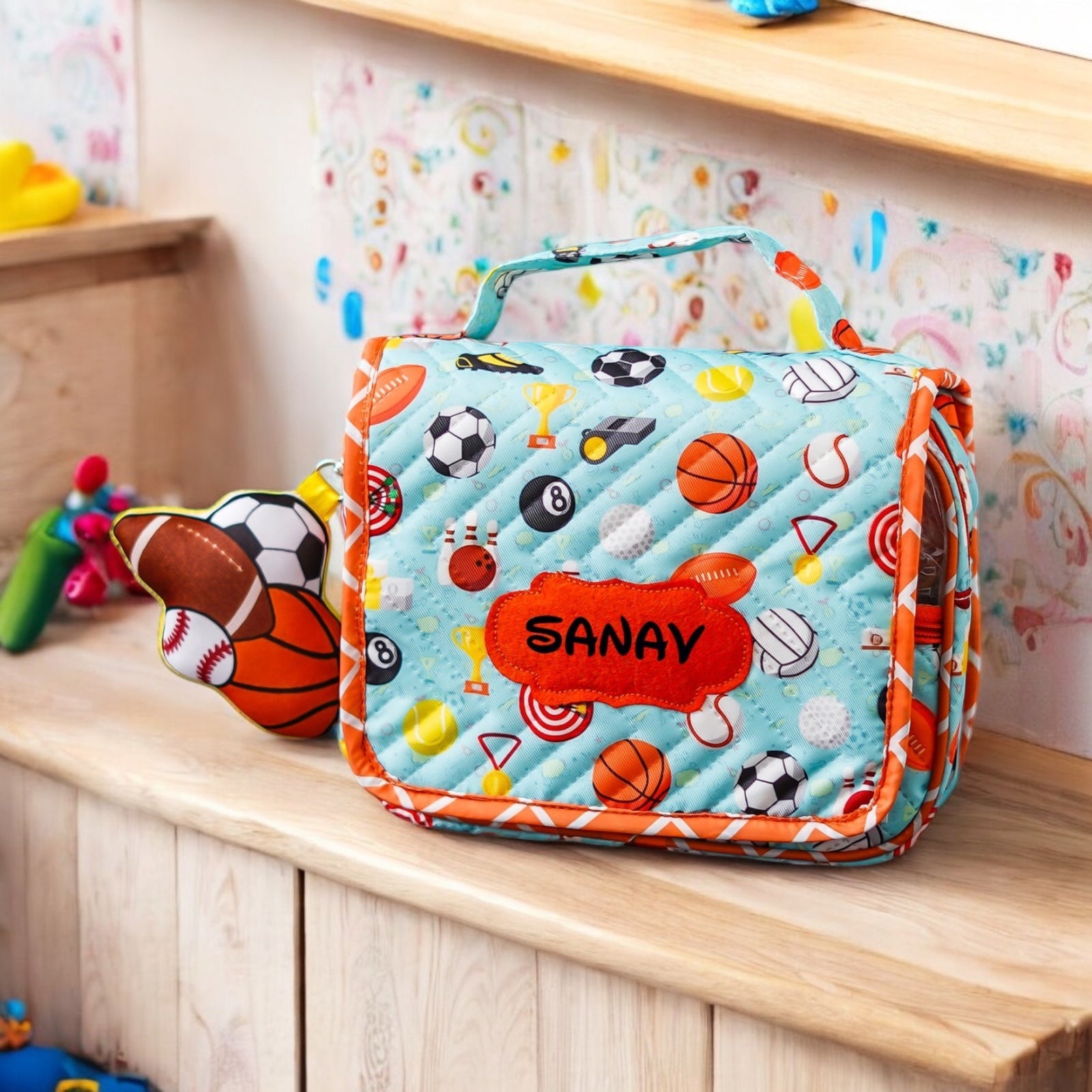 Ball Print Travel Bags