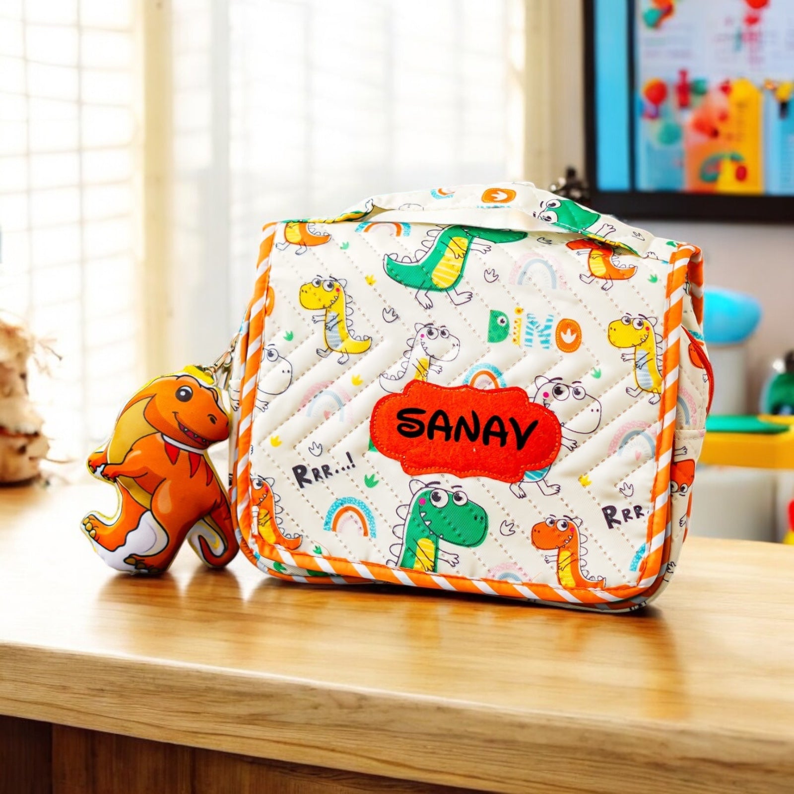 Dragon Print Travel Bags