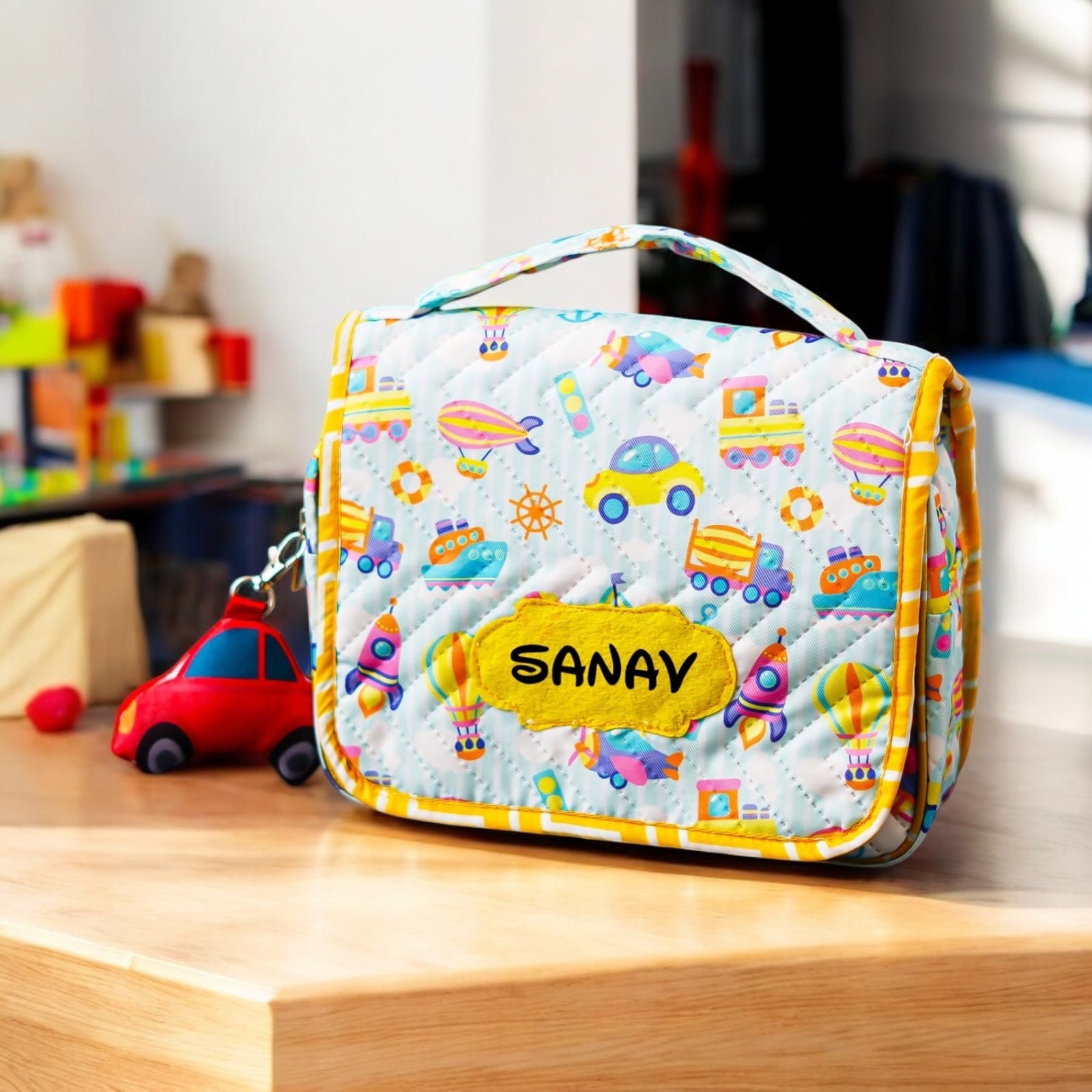 Doodle Print Travel Bags