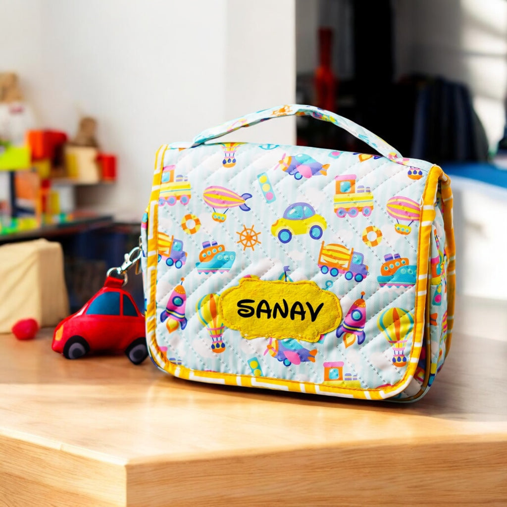 Doodle Print Travel Bags