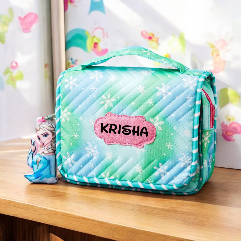 Snowflake Print Travel Bags