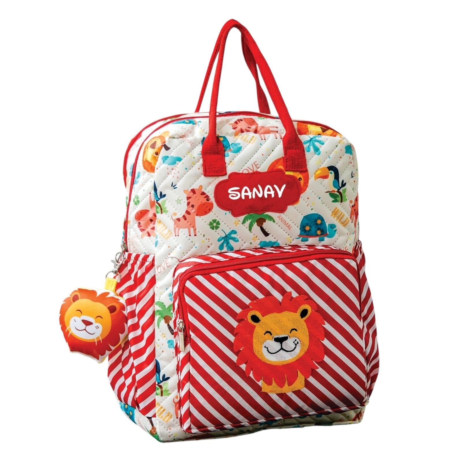 Animal Print School Backpack