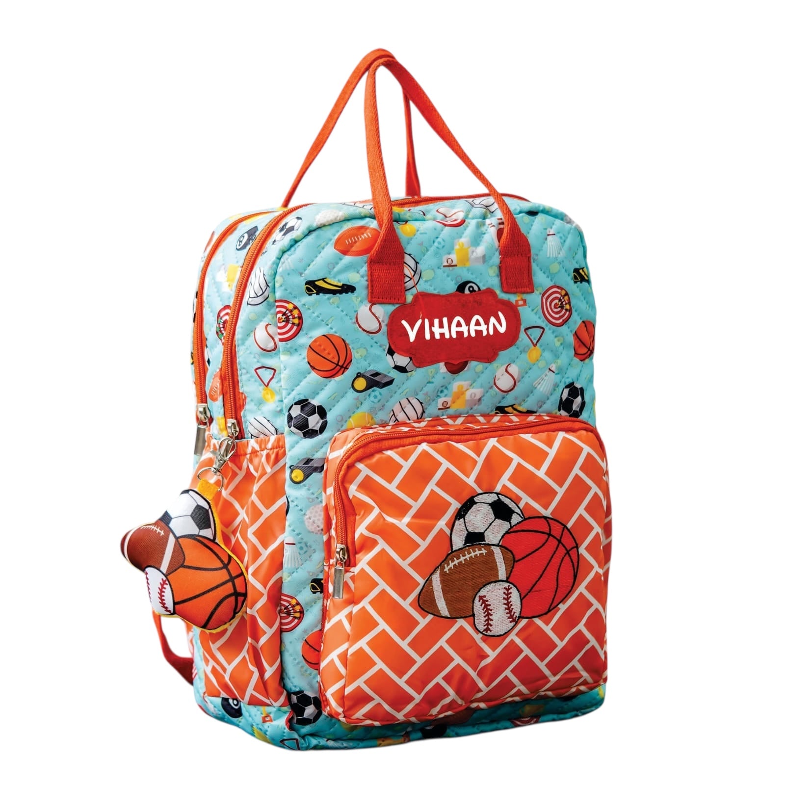Sports Print School Backpack