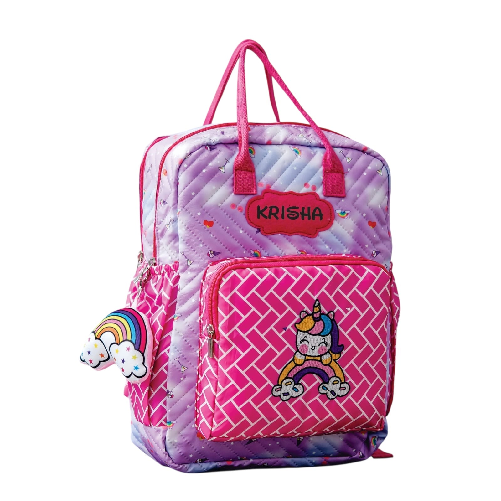 Rainbow Print School Backpack
