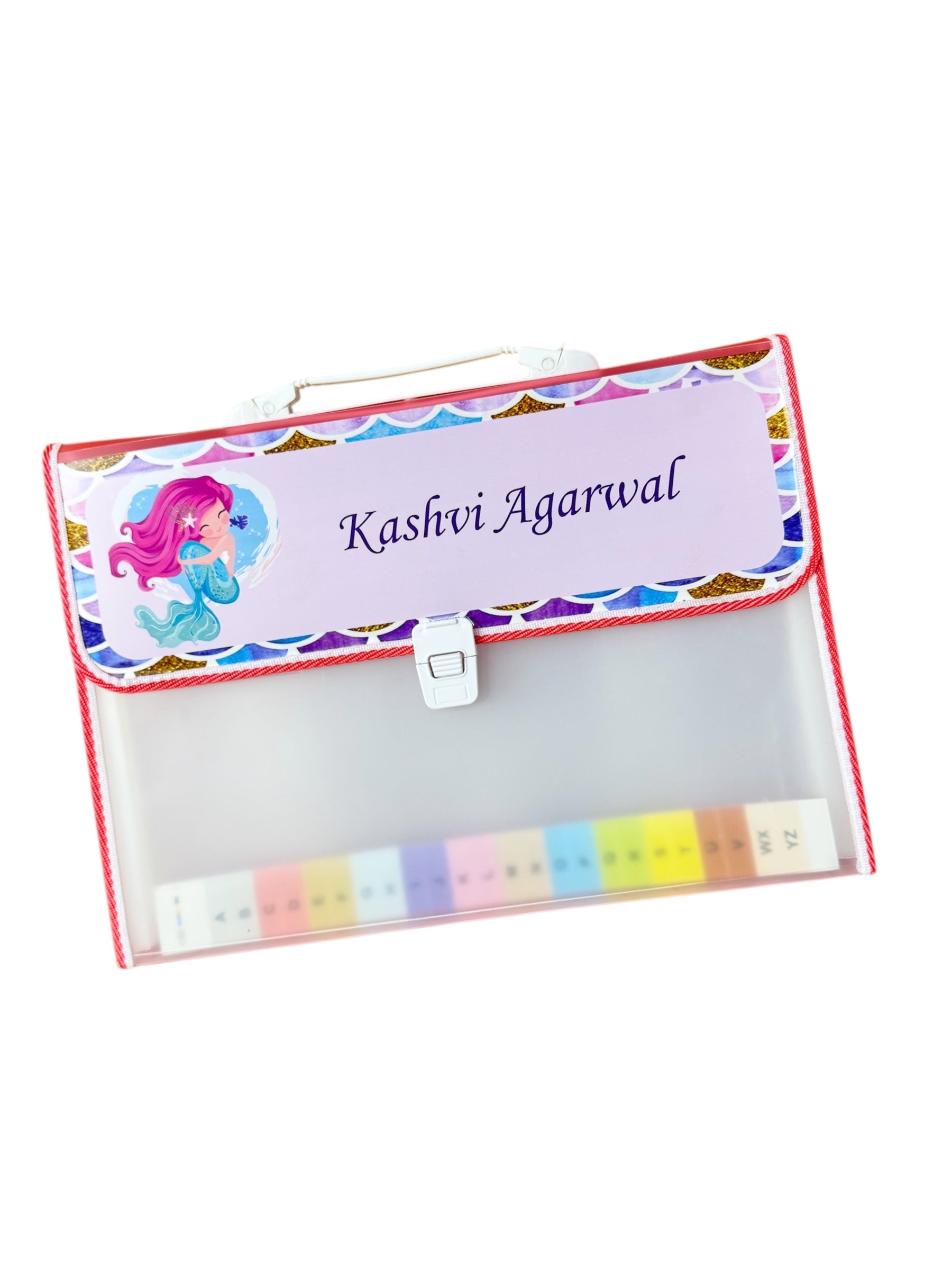 Mermaid girl fish Print Multi purpose folders