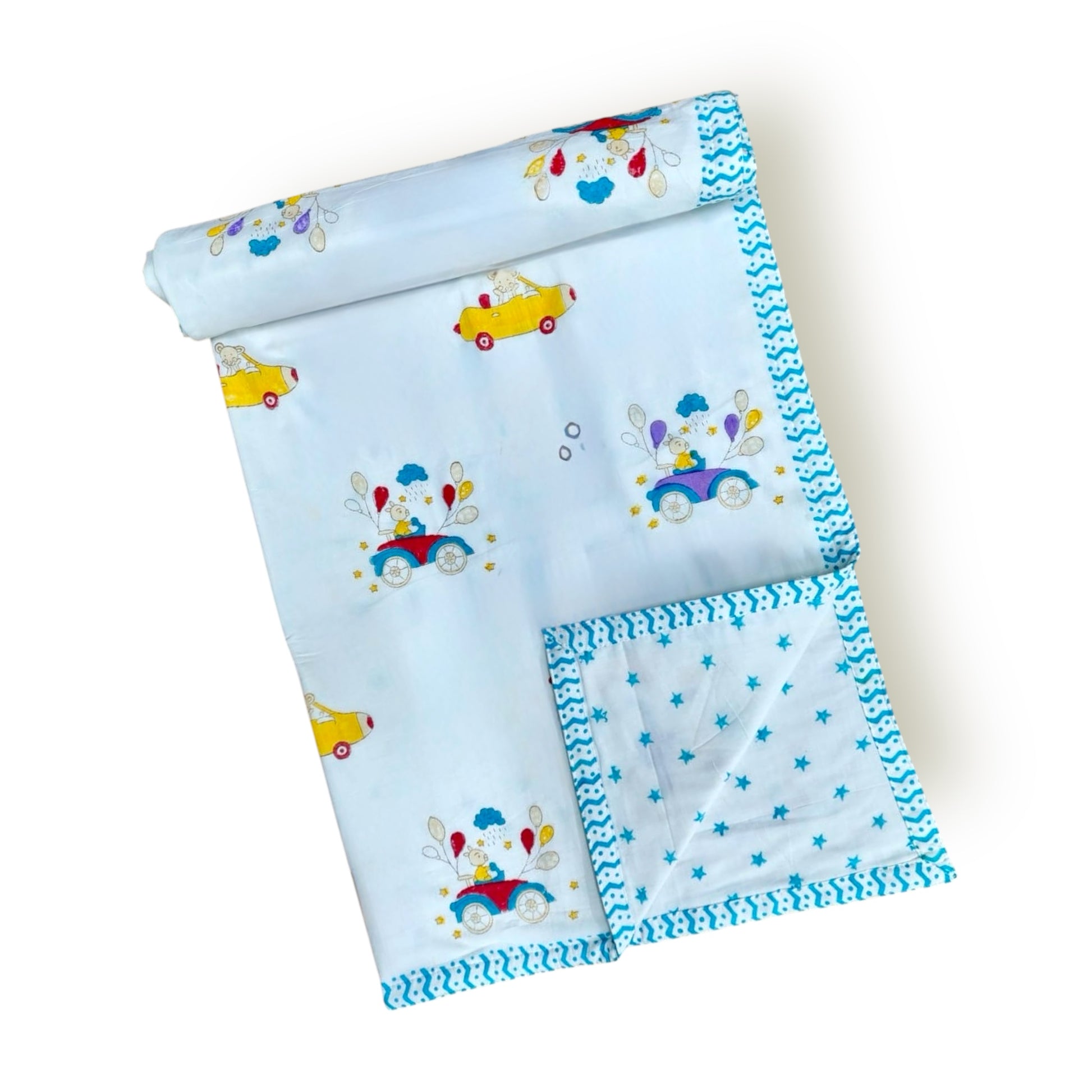 Sports Print Mul-Mul Cotton Dohars
