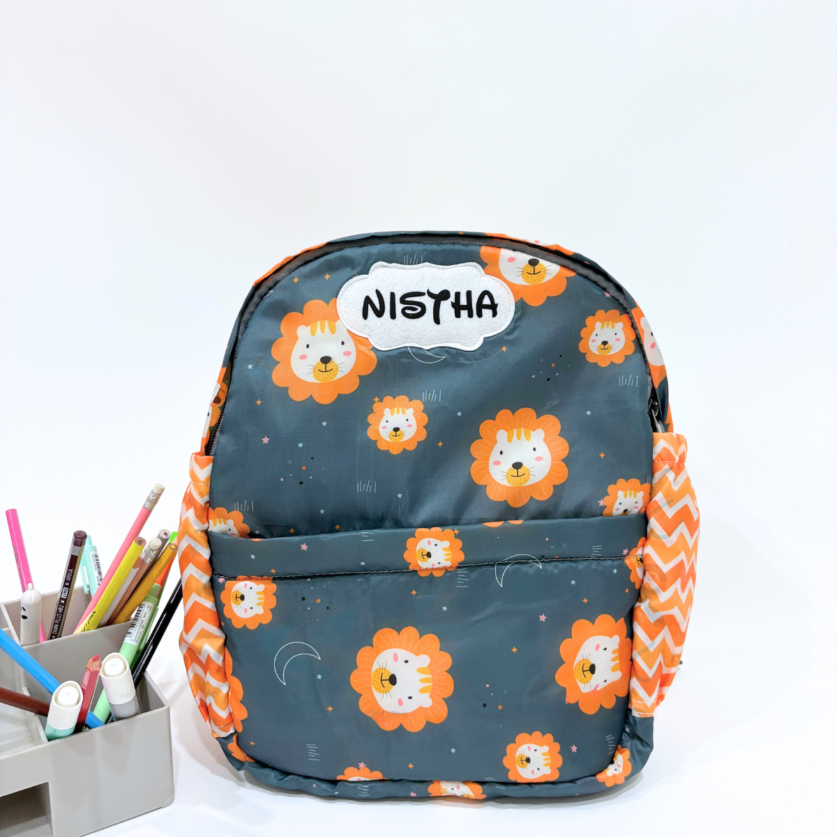 Roar Lion  Print Toddler Backpack