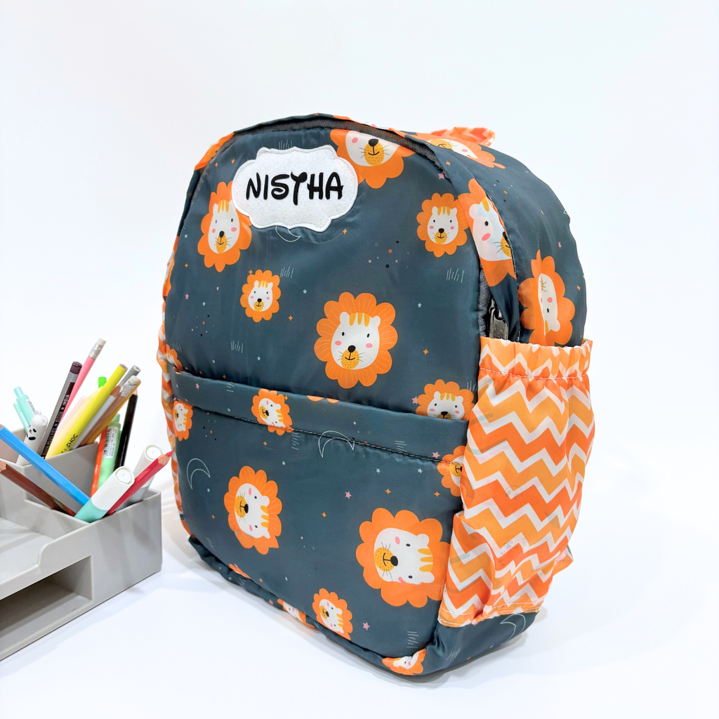 Roar Lion  Print Toddler Backpack