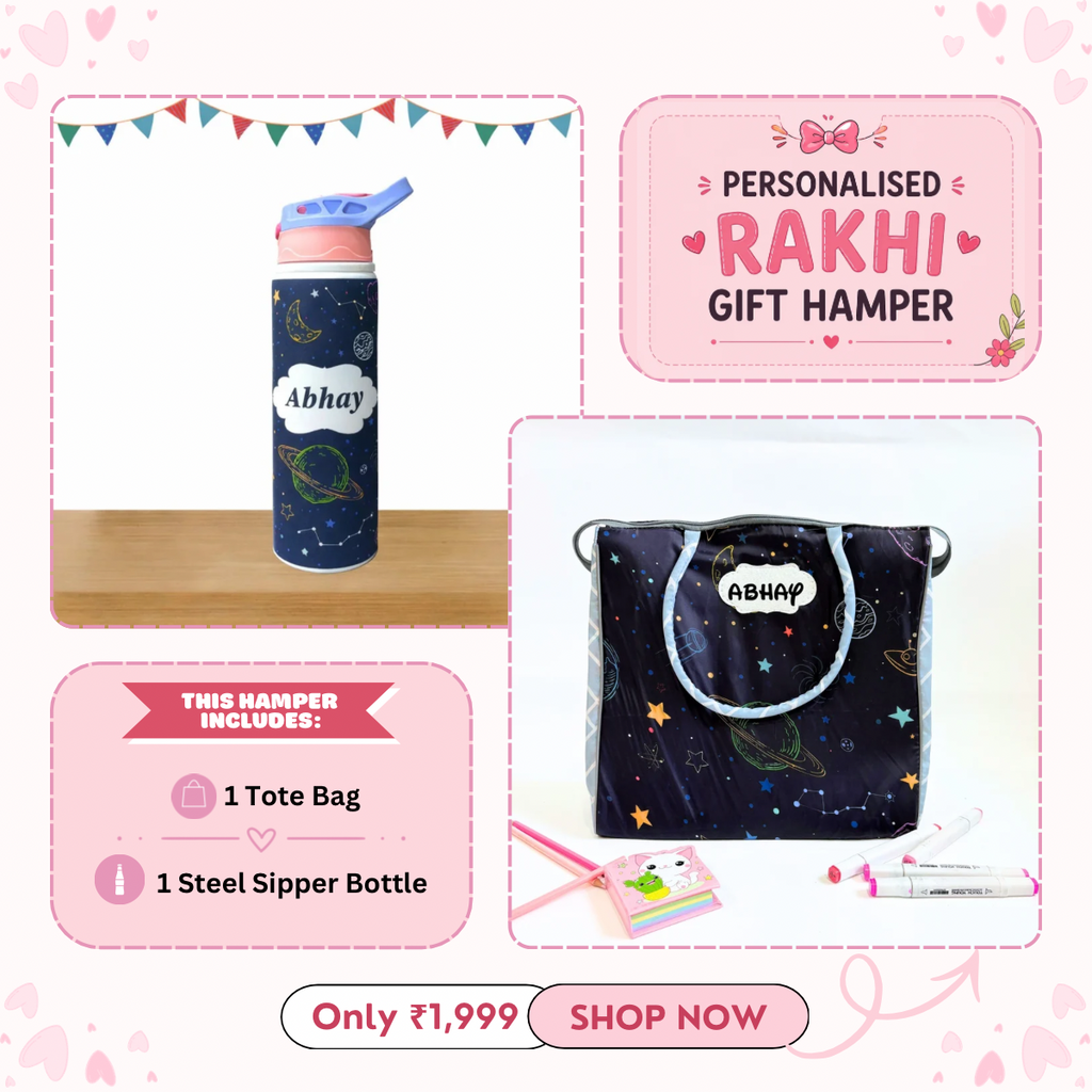 Tote Bag + Steel Sipper Bottle