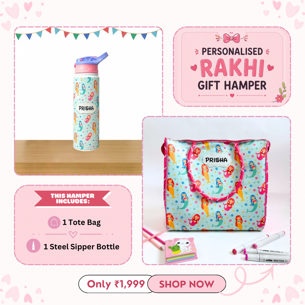 Tote Bag + Steel Sipper Bottle