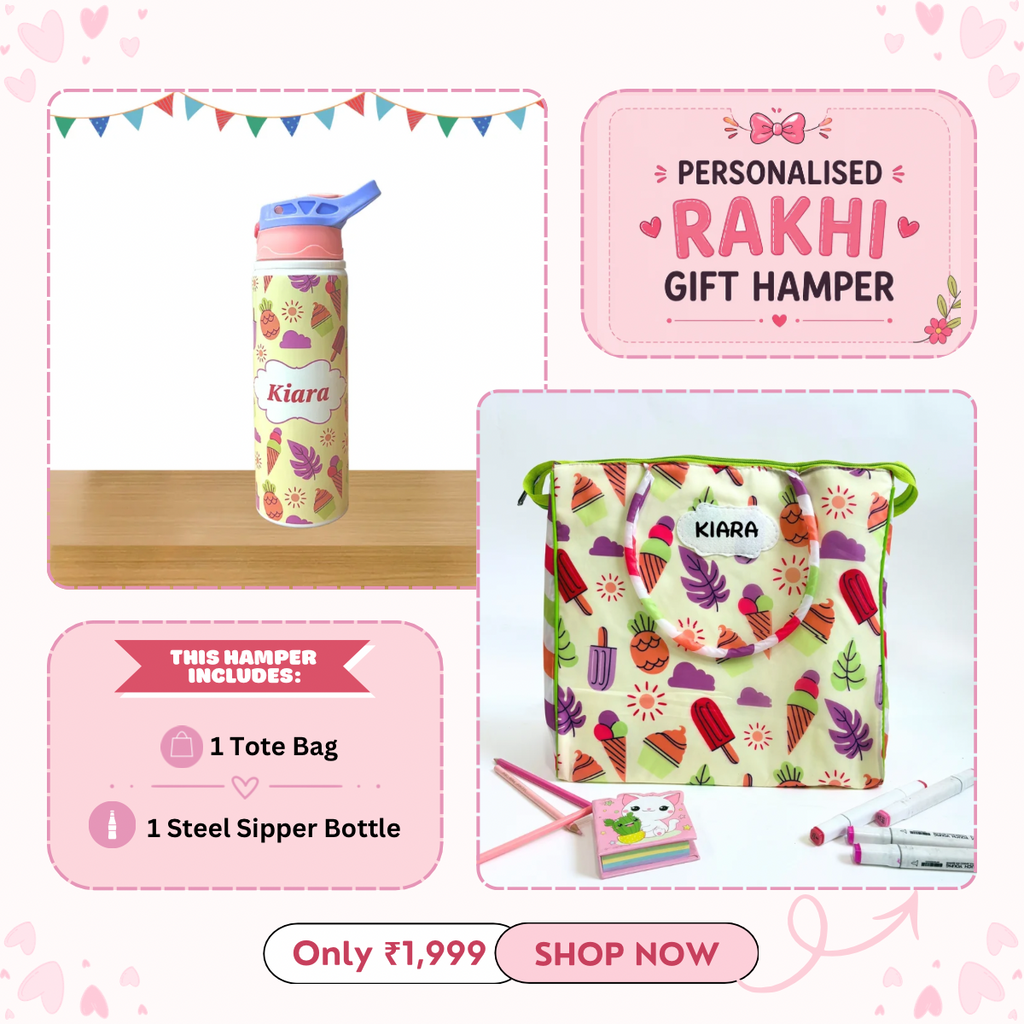 Tote Bag + Steel Sipper Bottle