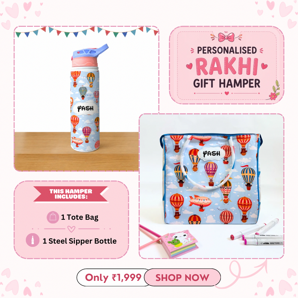 Tote Bag + Steel Sipper Bottle